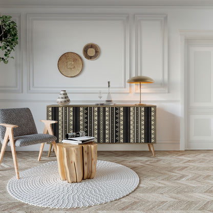 AZTEC 3-Door Sideboard in Oak Effect
