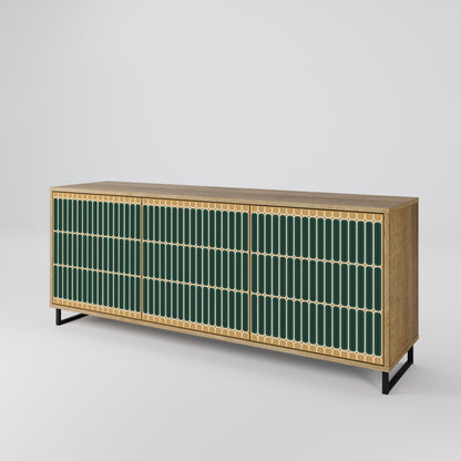 ILUSION GATE 3-Door Sideboard in Oak Effect
