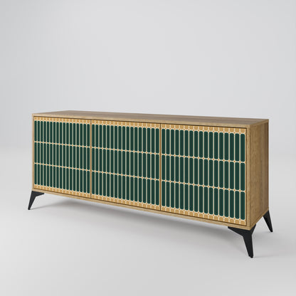 ILUSION GATE 3-Door Sideboard in Oak Effect