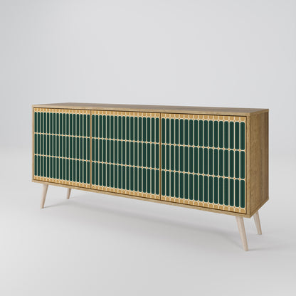 ILUSION GATE 3-Door Sideboard in Oak Effect