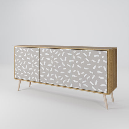 PASSING SECONDS 3-Door Sideboard in Oak Effect