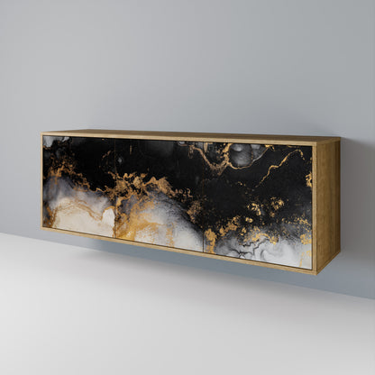 MARBLE OF TOMMORROW Skänk med tre dörrar