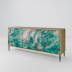 ABSTRACT ALCHEMY 3-Door Sideboard in Oak Effect