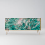 ABSTRACT ALCHEMY 3-Door Sideboard in Oak Effect