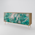 ABSTRACT ALCHEMY 3-Door Sideboard in Oak Effect