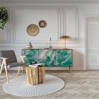 ABSTRACT ALCHEMY 3-Door Sideboard in Oak Effect