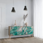 ABSTRACT ALCHEMY 3-Door Sideboard in Oak Effect