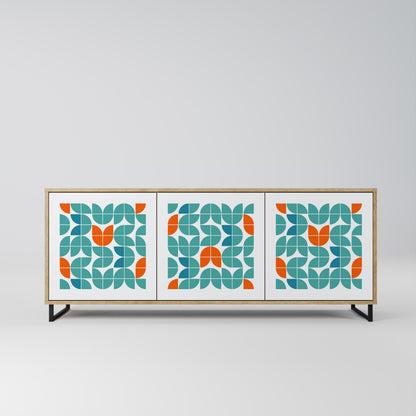 BE THE CHANGE 3-Door Sideboard in Oak Effect