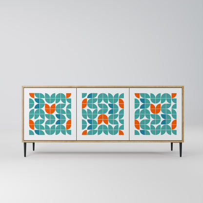 BE THE CHANGE 3-Door Sideboard in Oak Effect