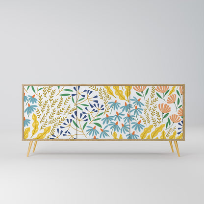 HELLO SPRING 3-Door Sideboard in Oak Effect