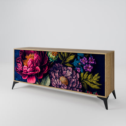 BLOOMING ELEGANCE Skänk med tre dörrar