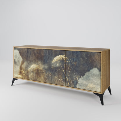 GENTLE POWER 3-Door Sideboard in Oak Effect