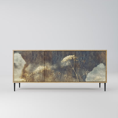 GENTLE POWER 3-Door Sideboard in Oak Effect