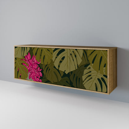 TROPICAL BEAUTY Skänk med tre dörrar