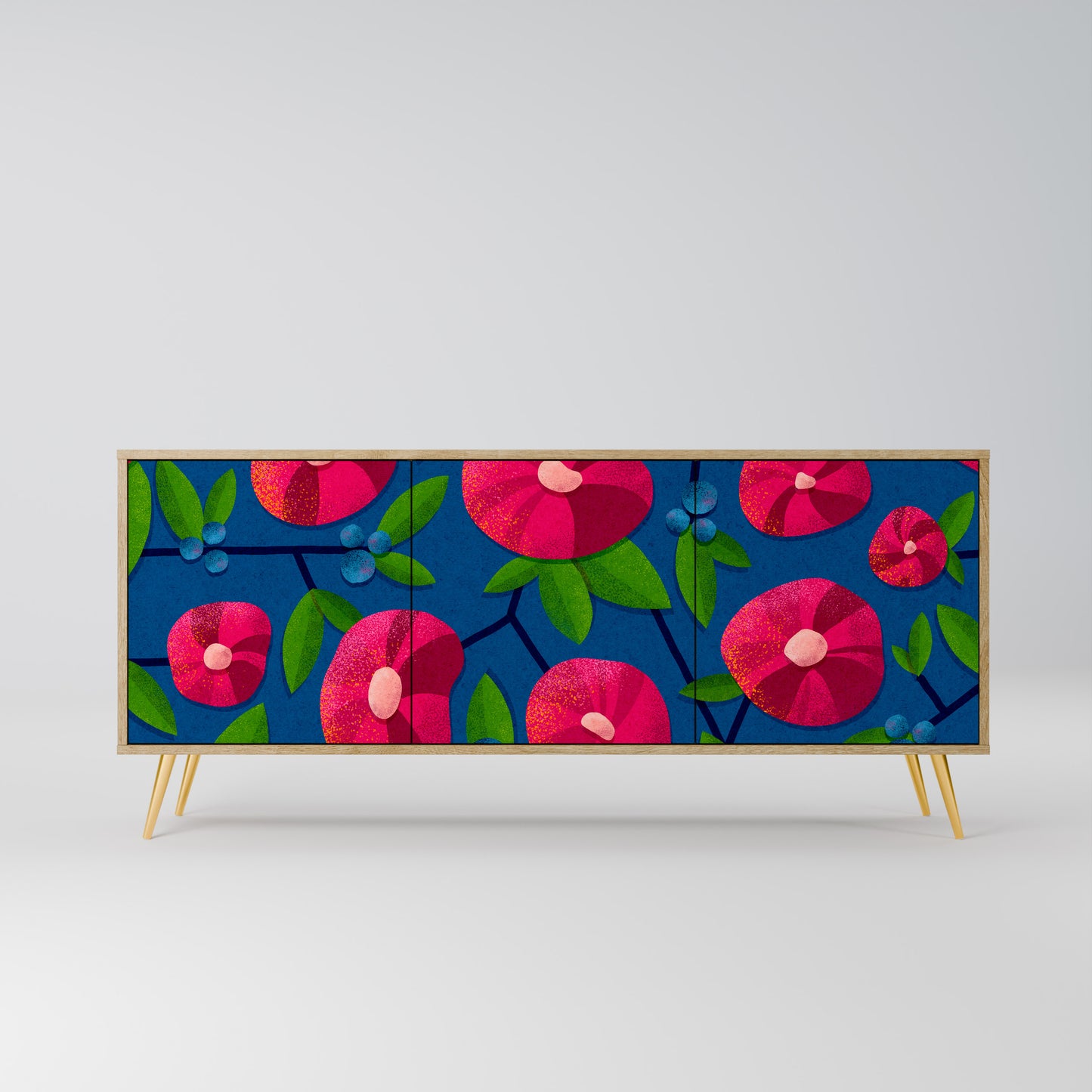 SPRING THOUGHTS 3-Door Sideboard in Oak Effect