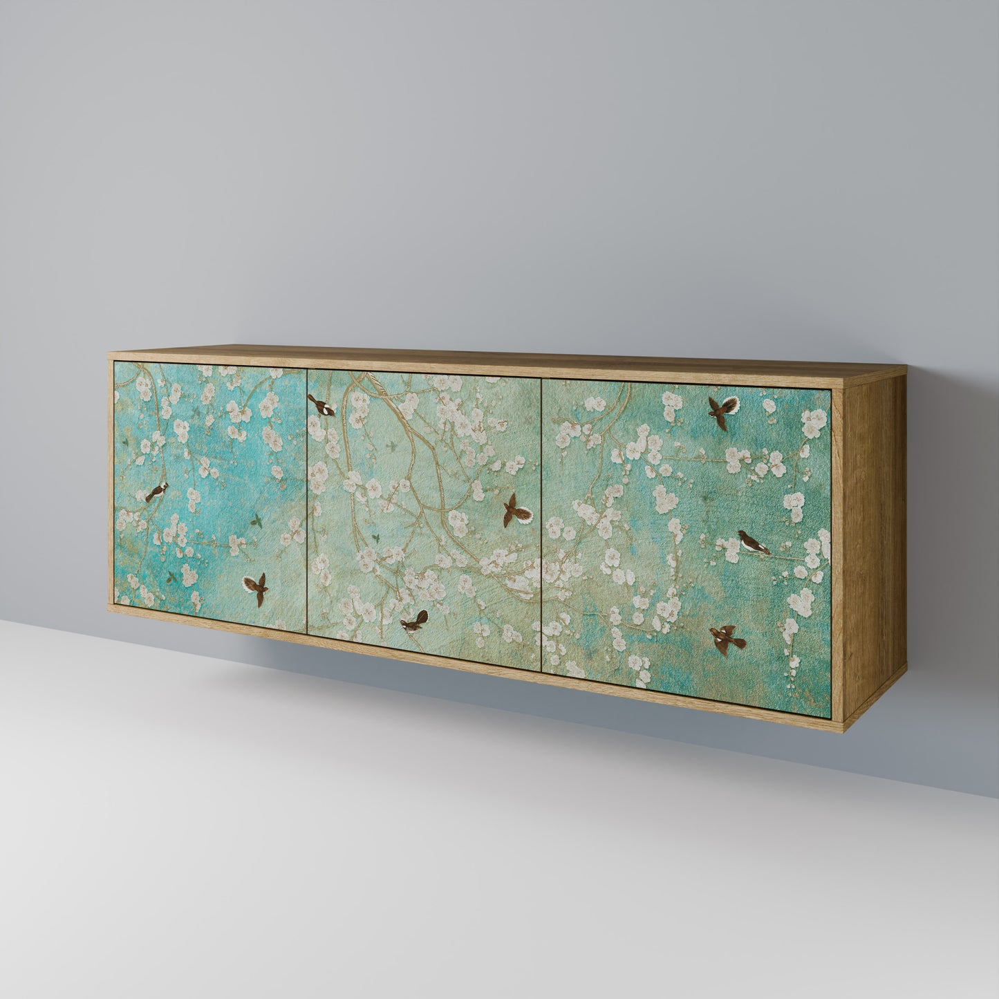 BLOOMING CHARM 3-Door Sideboard