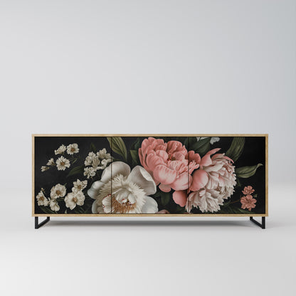LUSH ELEGANCE 3-Door Sideboard in Oak Effect