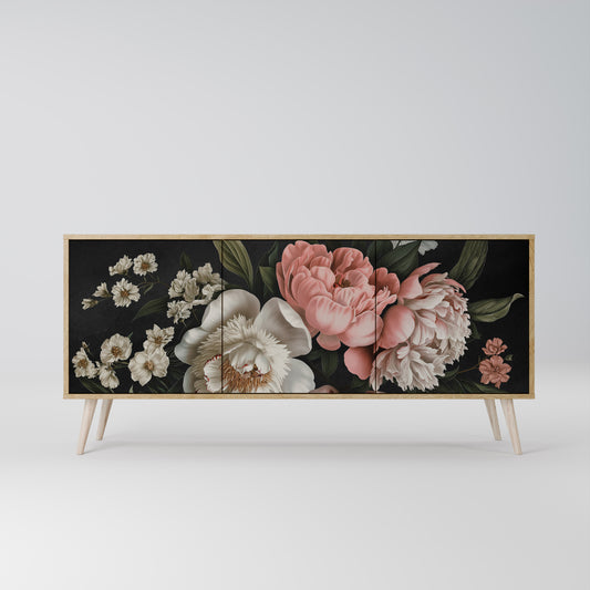 LUSH ELEGANCE 3-Door Sideboard in Oak Effect