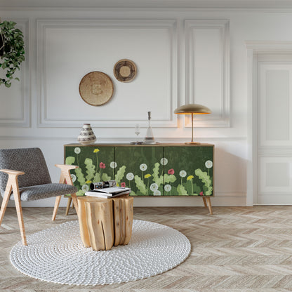 DANDELION AMUSE 3-dörrars skänk i ekeffekt