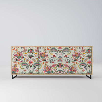 ORGANIC FOLKLORE 3-Door Sideboard in Oak Effect