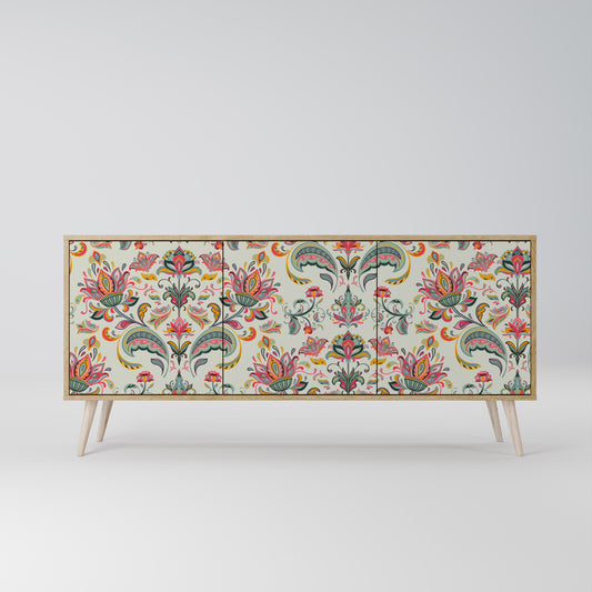 ORGANIC FOLKLORE 3-Door Sideboard in Oak Effect