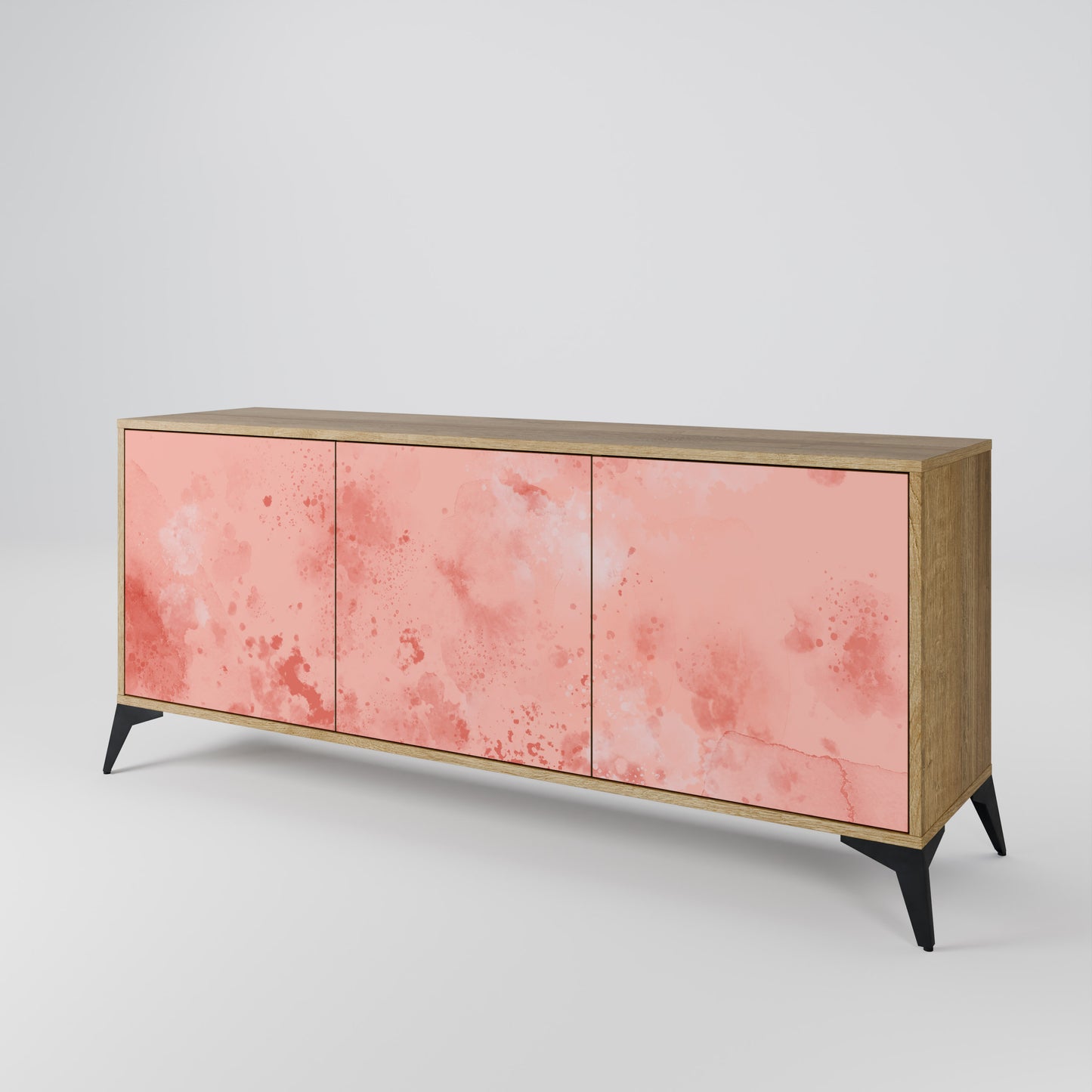 CRANE DANCE 3-Door Sideboard in Oak Effect