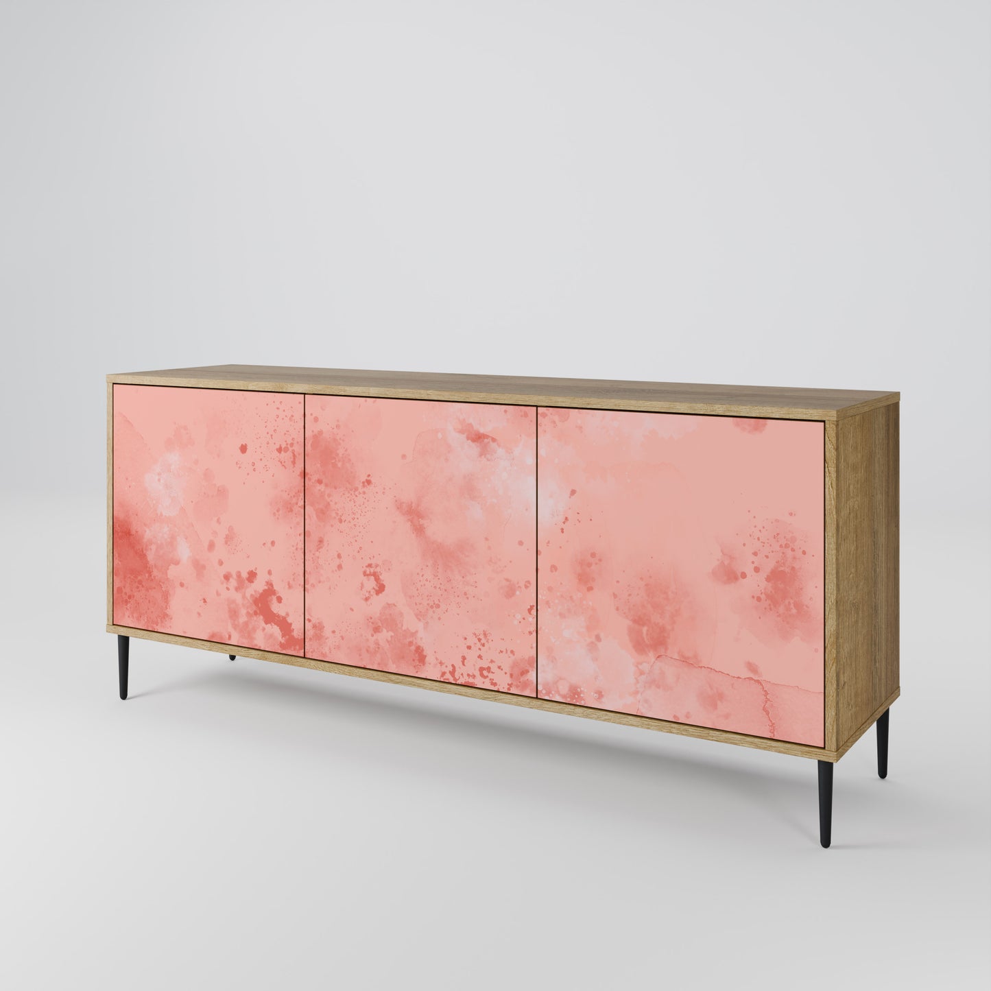 CRANE DANCE 3-Door Sideboard in Oak Effect
