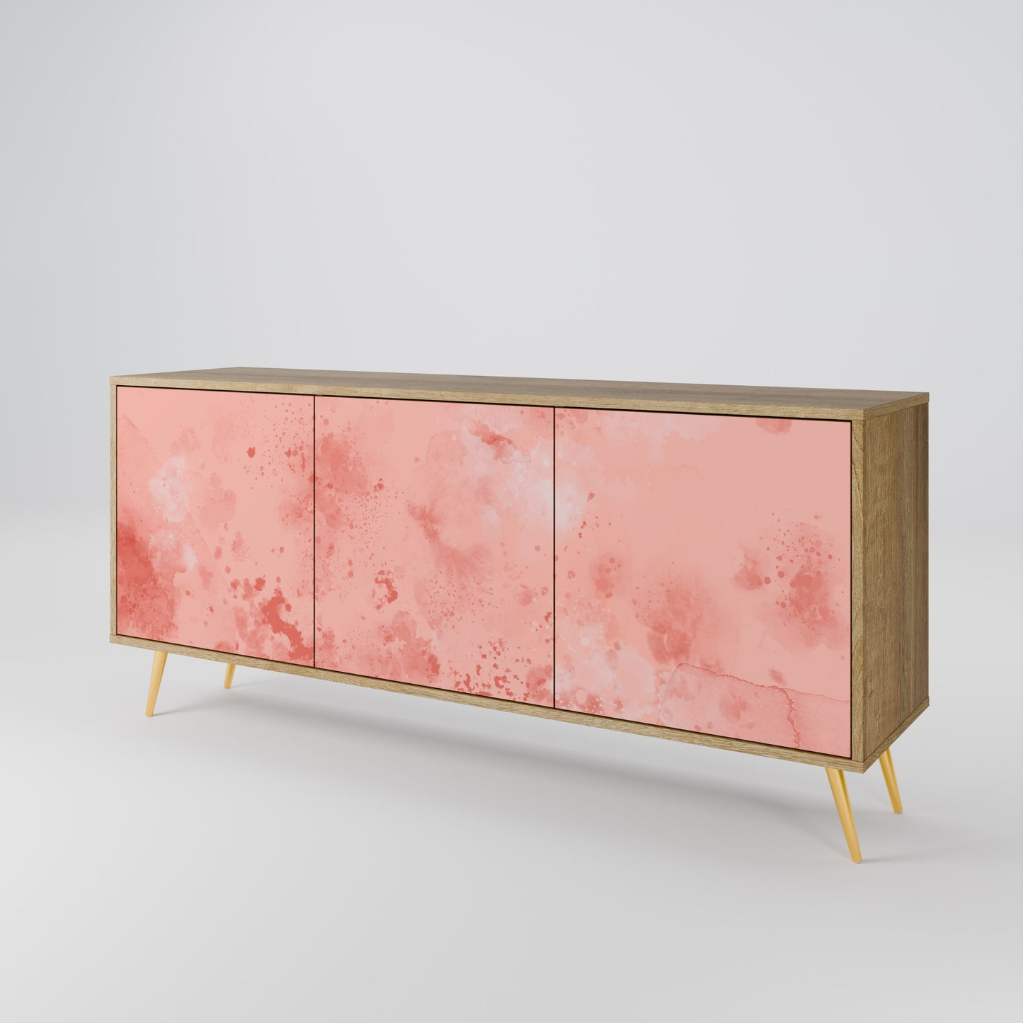 CRANE DANCE 3-Door Sideboard in Oak Effect