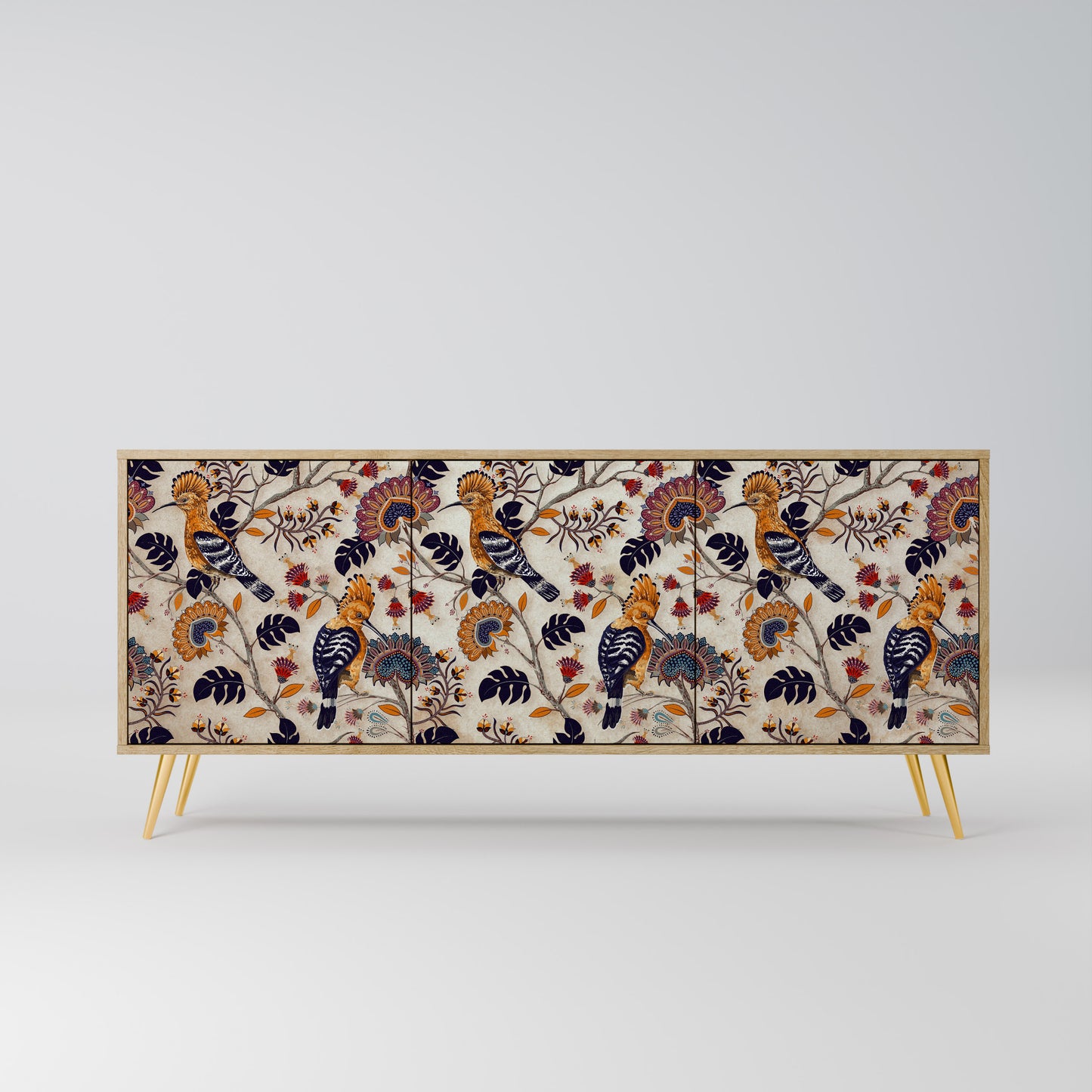 EMINENT HOOPOE 3-Door Sideboard in Oak Effect