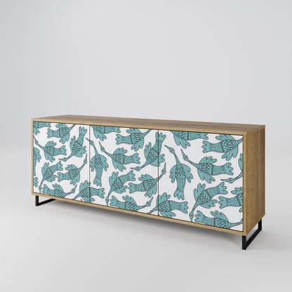 WATERSPOUT SONGIBIRD 3-Door Sideboard in Oak Effect