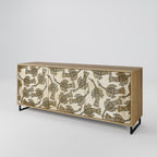 ALMONDINE SONGBIRD 3-Door Sideboard in Oak Effect