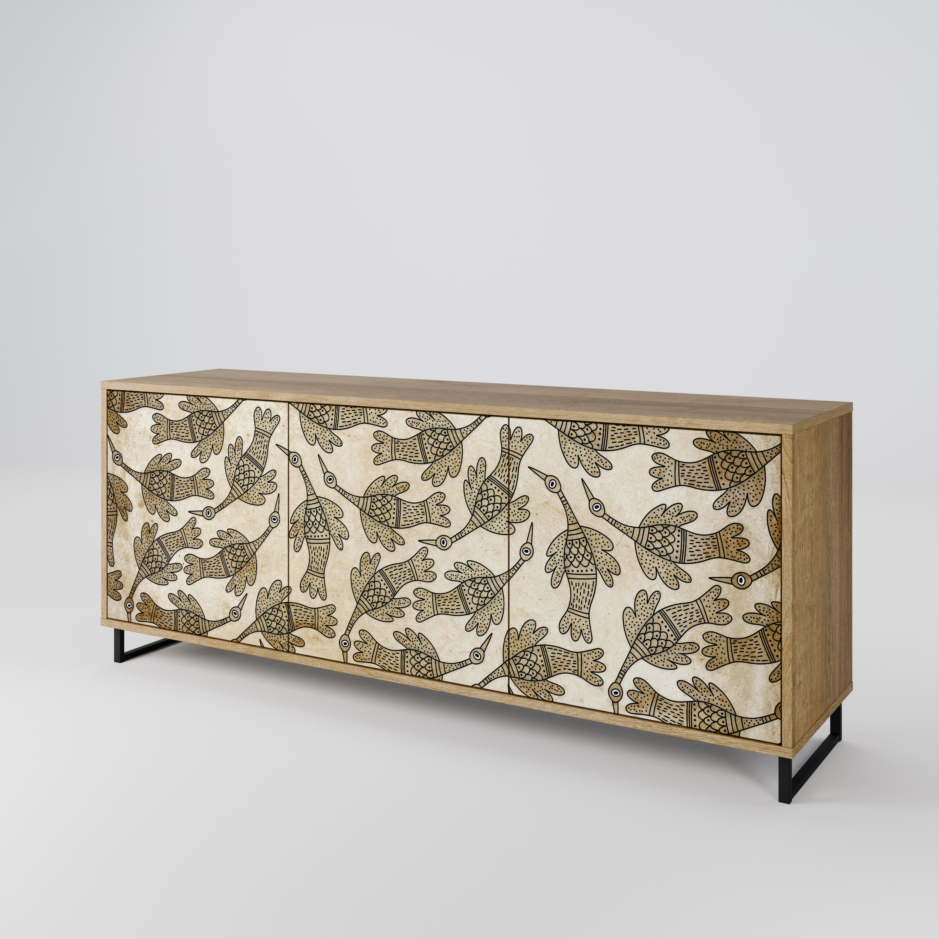 ALMONDINE SONGBIRD 3-Door Sideboard
