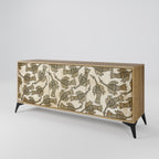 ALMONDINE SONGBIRD 3-Door Sideboard in Oak Effect