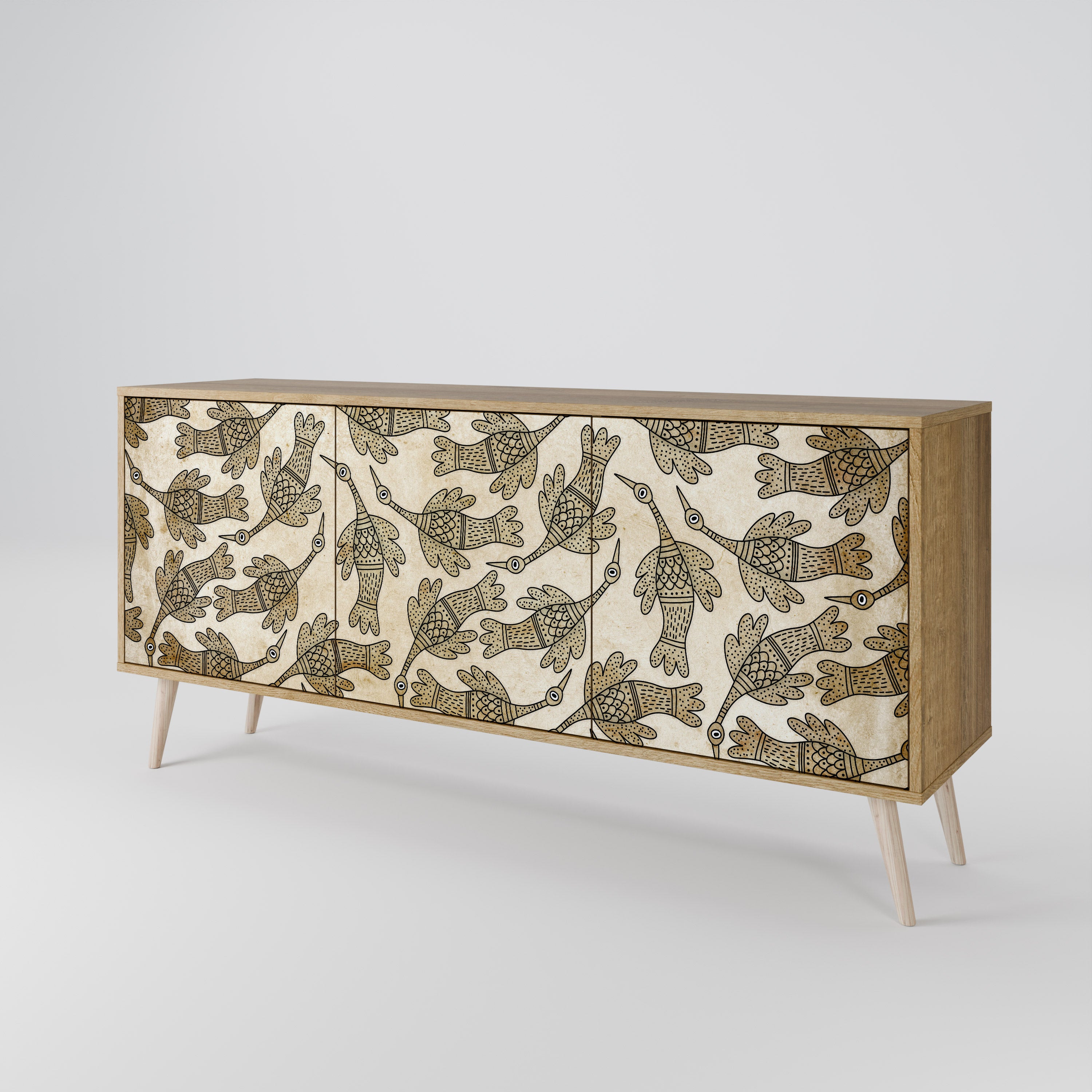 ALMONDINE SONGBIRD 3-Door Sideboard