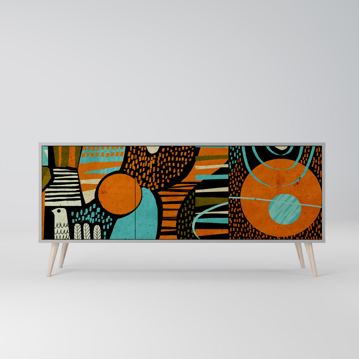 GEODE GLIMMER 3-Door Sideboard