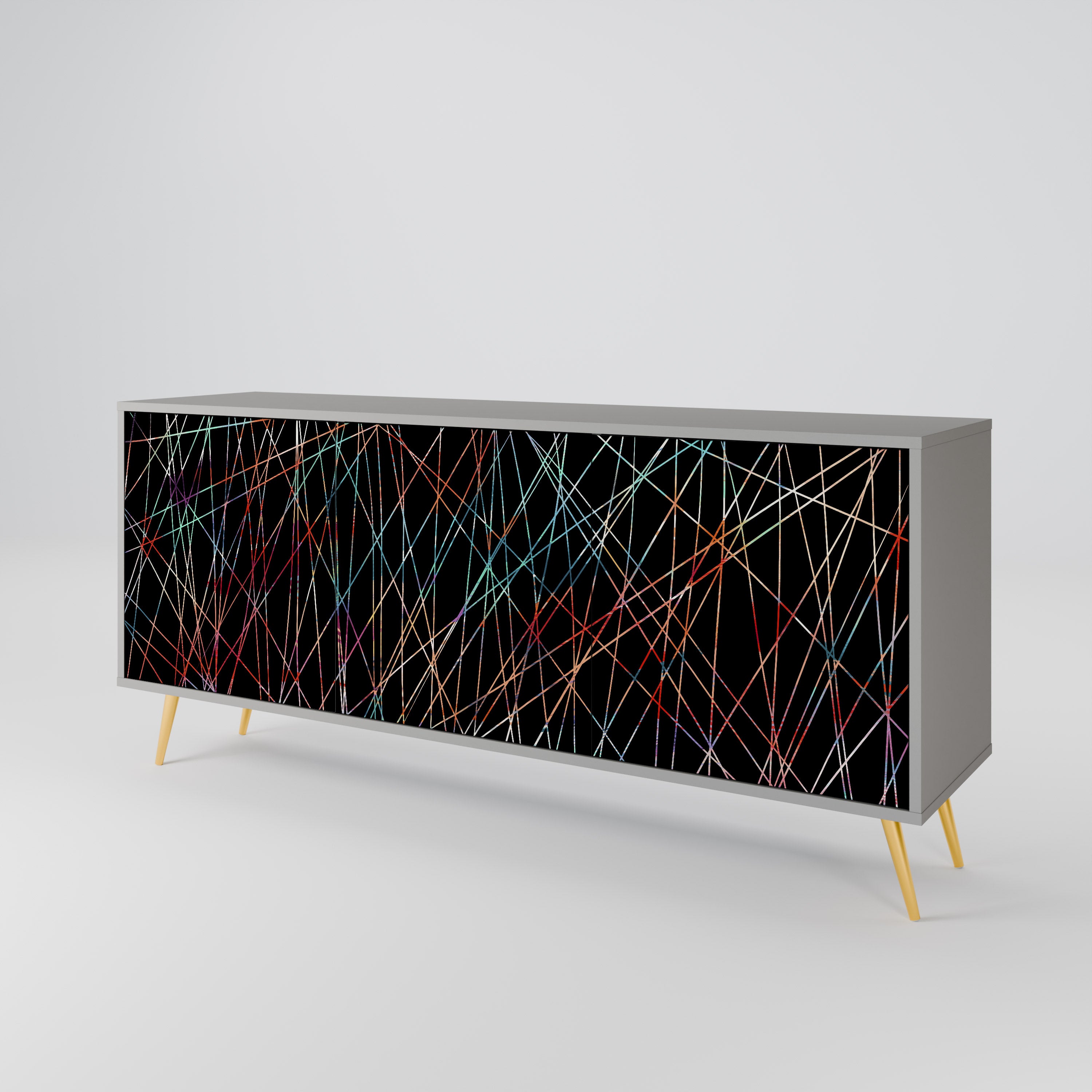 LUMINOUS SNARE 3-Door Sideboard