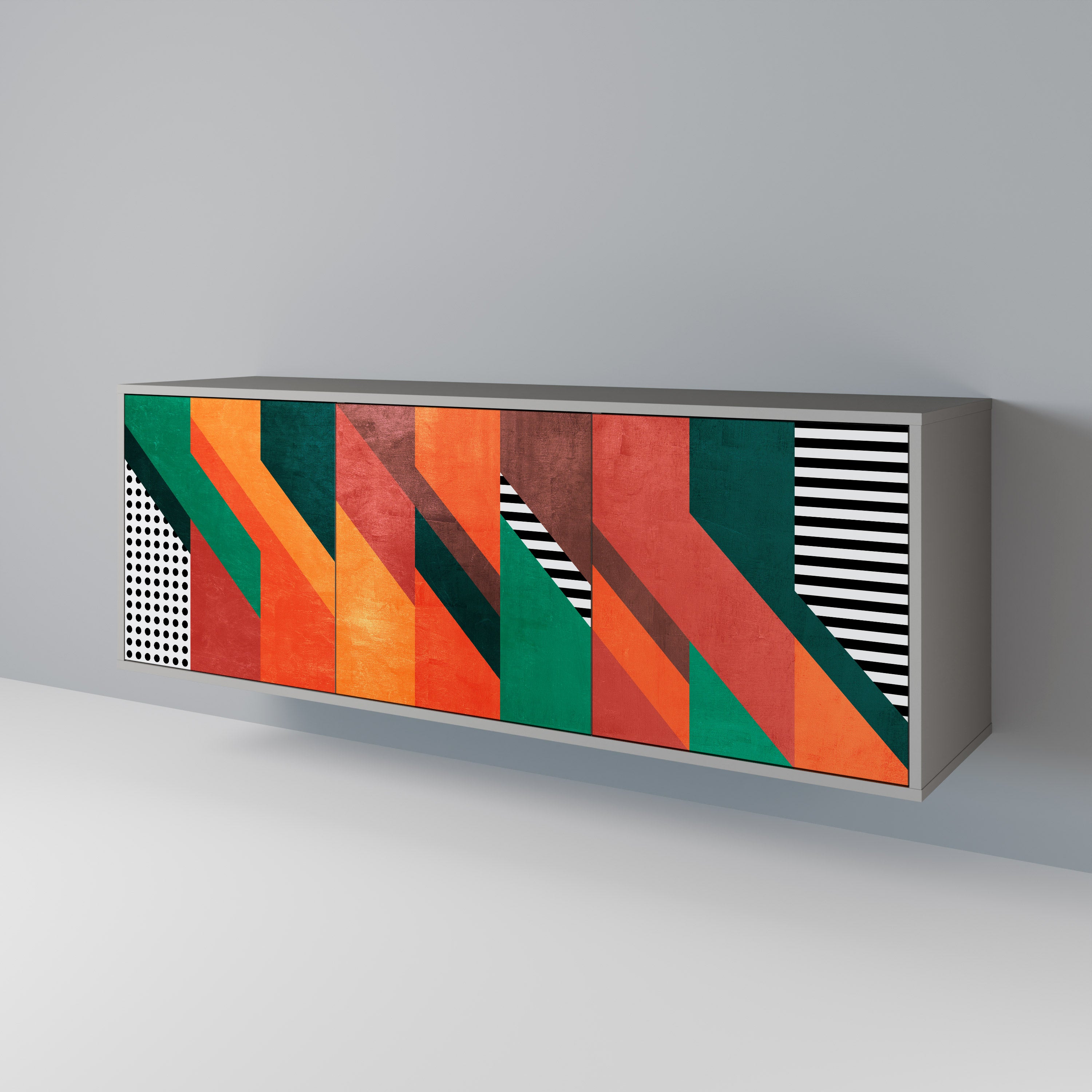 MAKESHIFT ARTISTRY 3-Door Sideboard