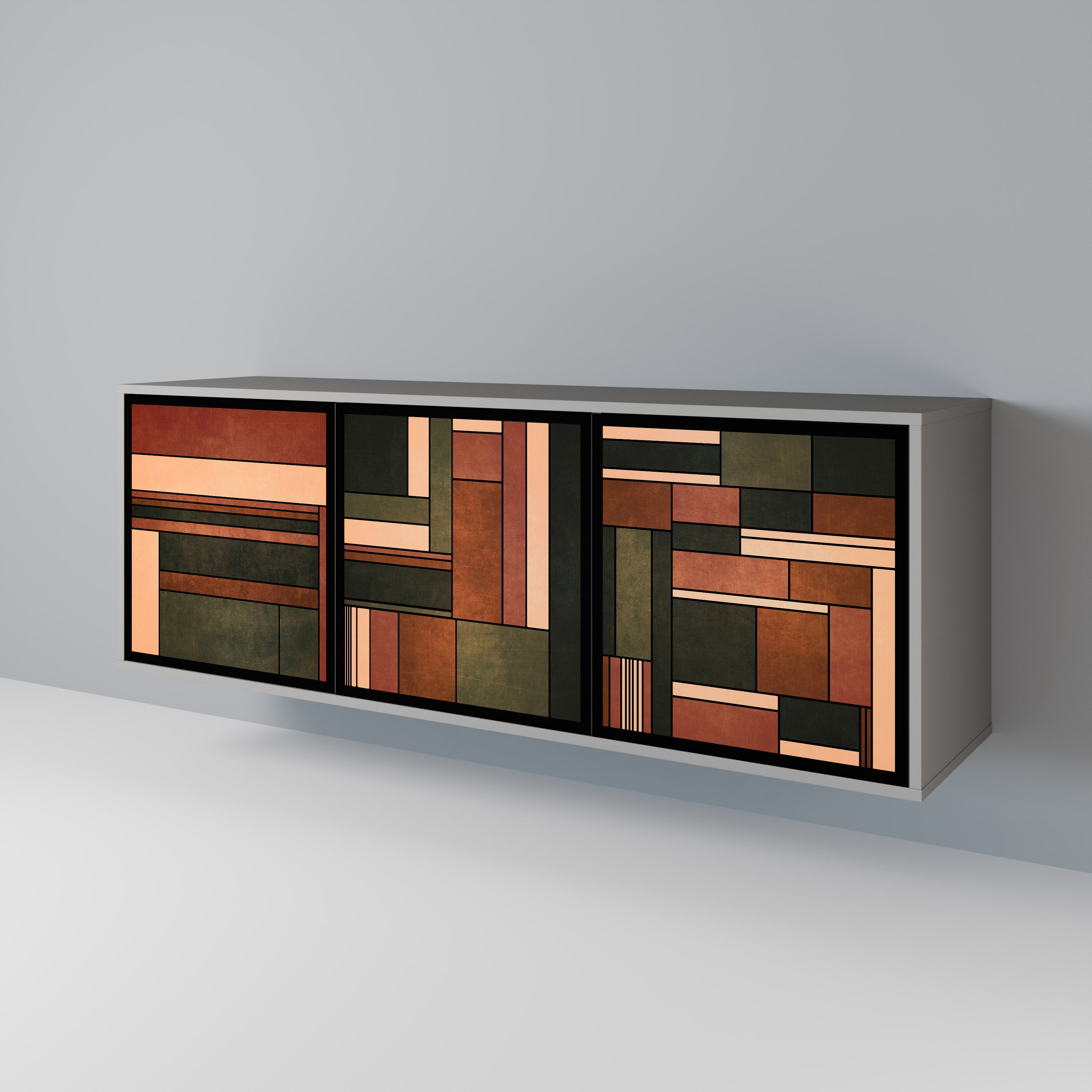 FIGURES OF NATURE 3-Door Sideboard