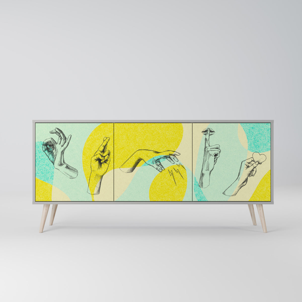 BODY LANGUAGE 3-Door Sideboard