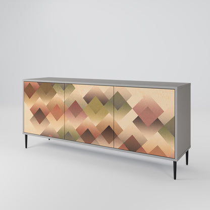 GEOMETRIC FUSION Skänk med tre dörrar