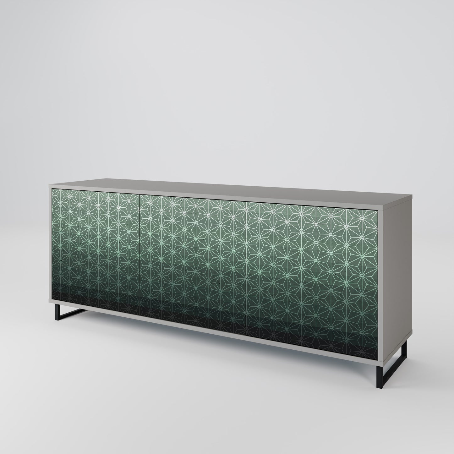 ORNAMENTAL GLIMMER Skänk med tre dörrar