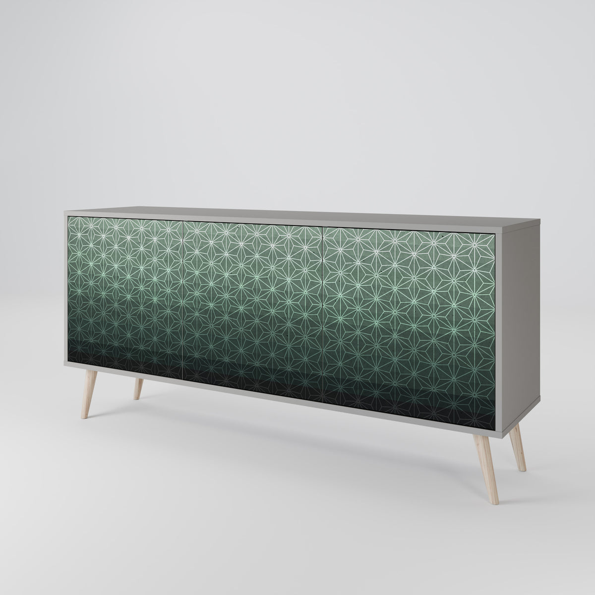 ORNAMENTAL GLIMMER Skänk med tre dörrar
