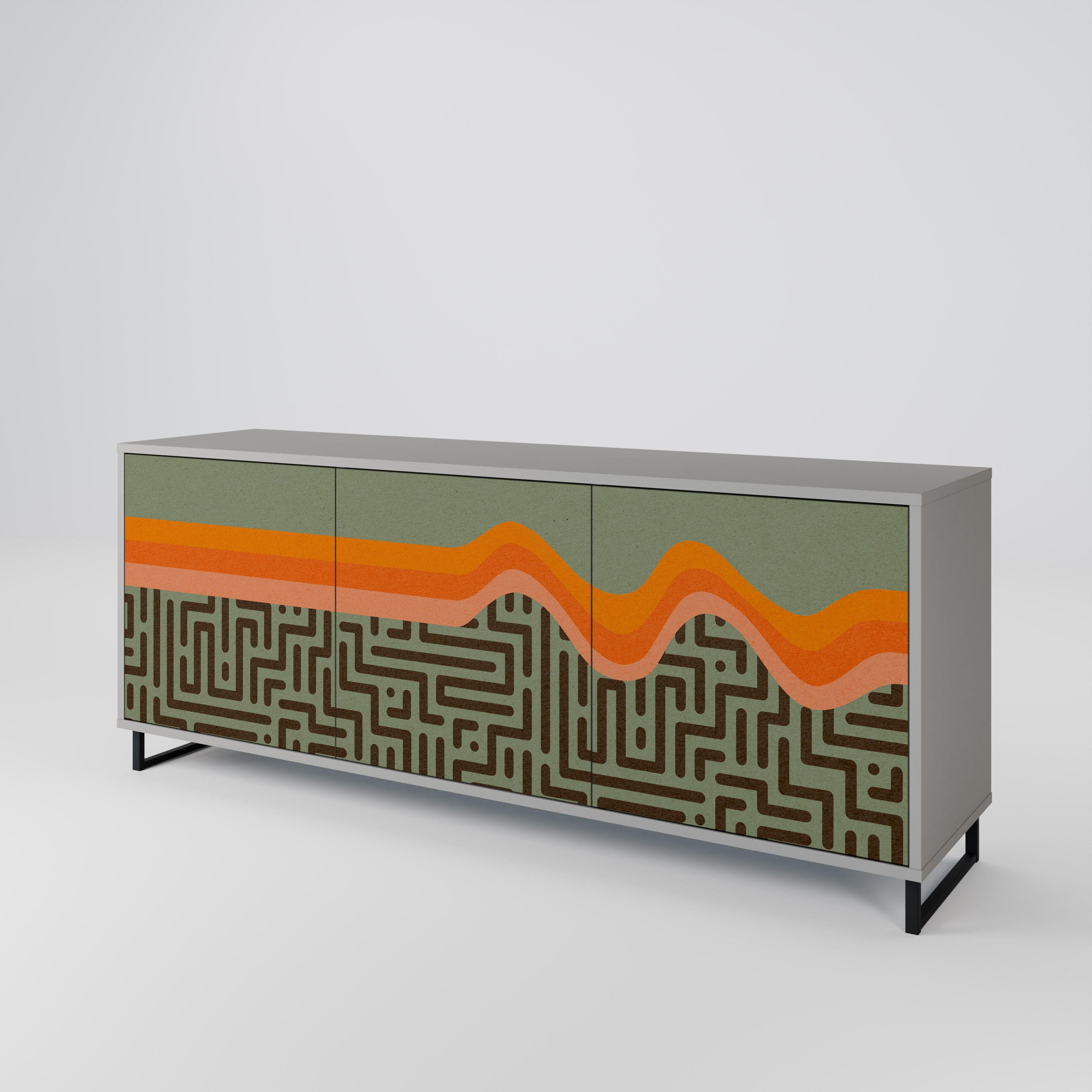 SIMPLE SOLUTIONS 3-Door Sideboard