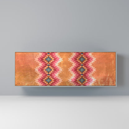 INDIAN FOLK 3-Door Sideboard in Grey Finish