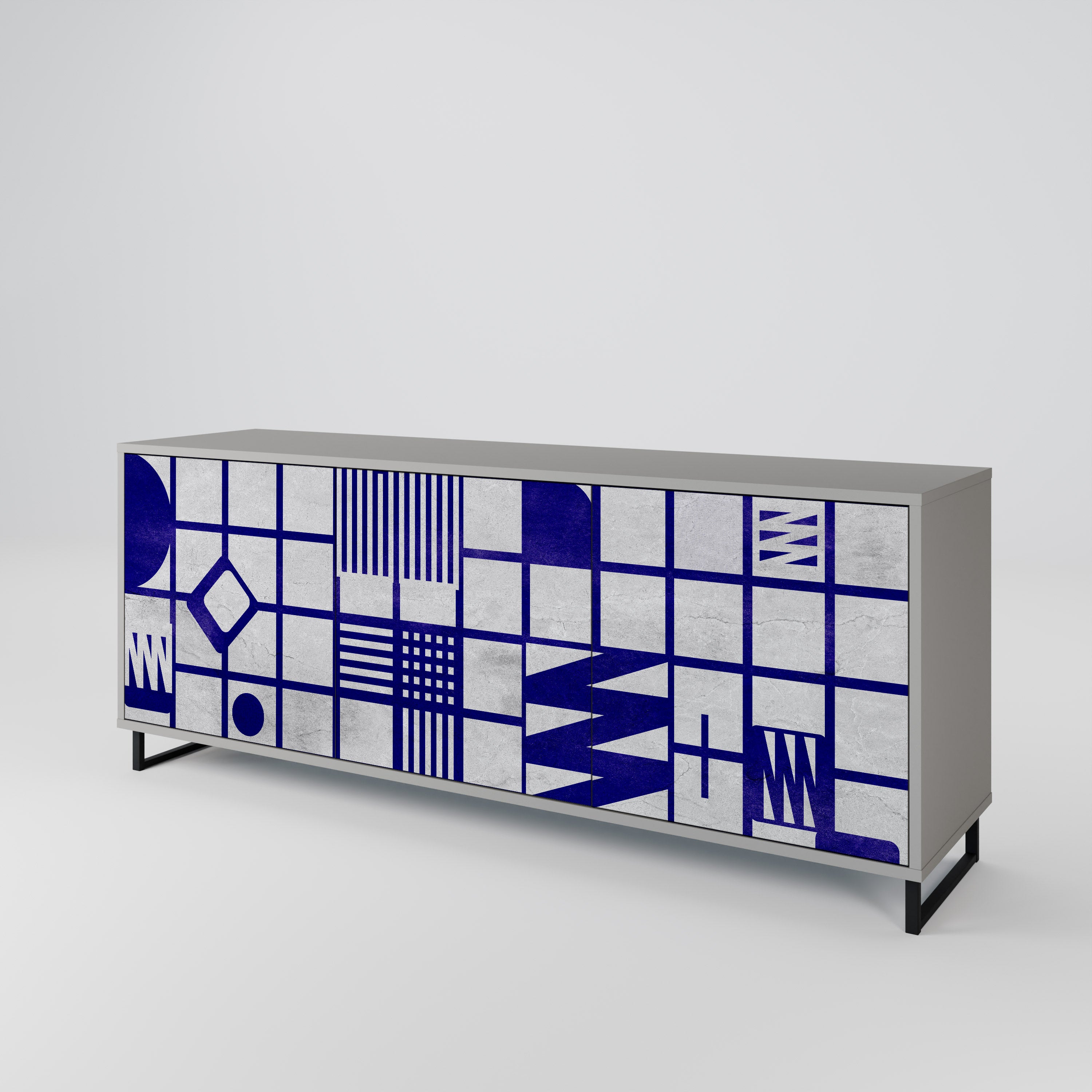 THE RIGHT PLACES Skänk med tre dörrar