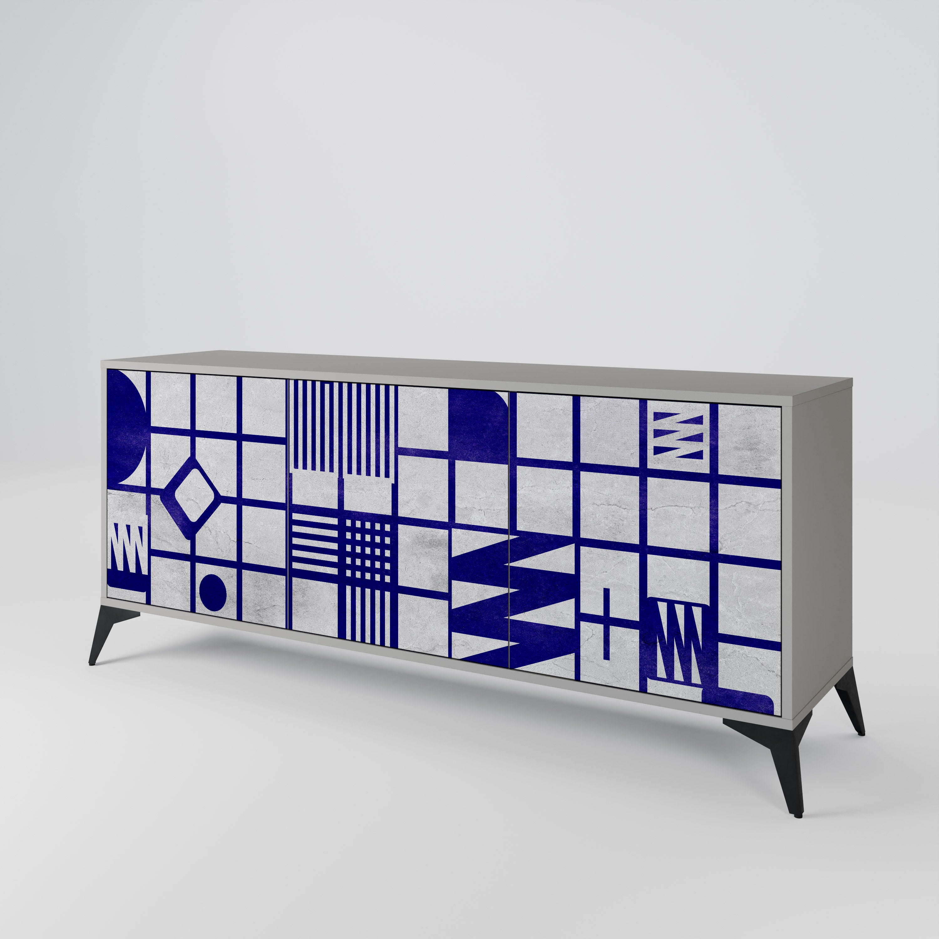 THE RIGHT PLACES Skänk med tre dörrar