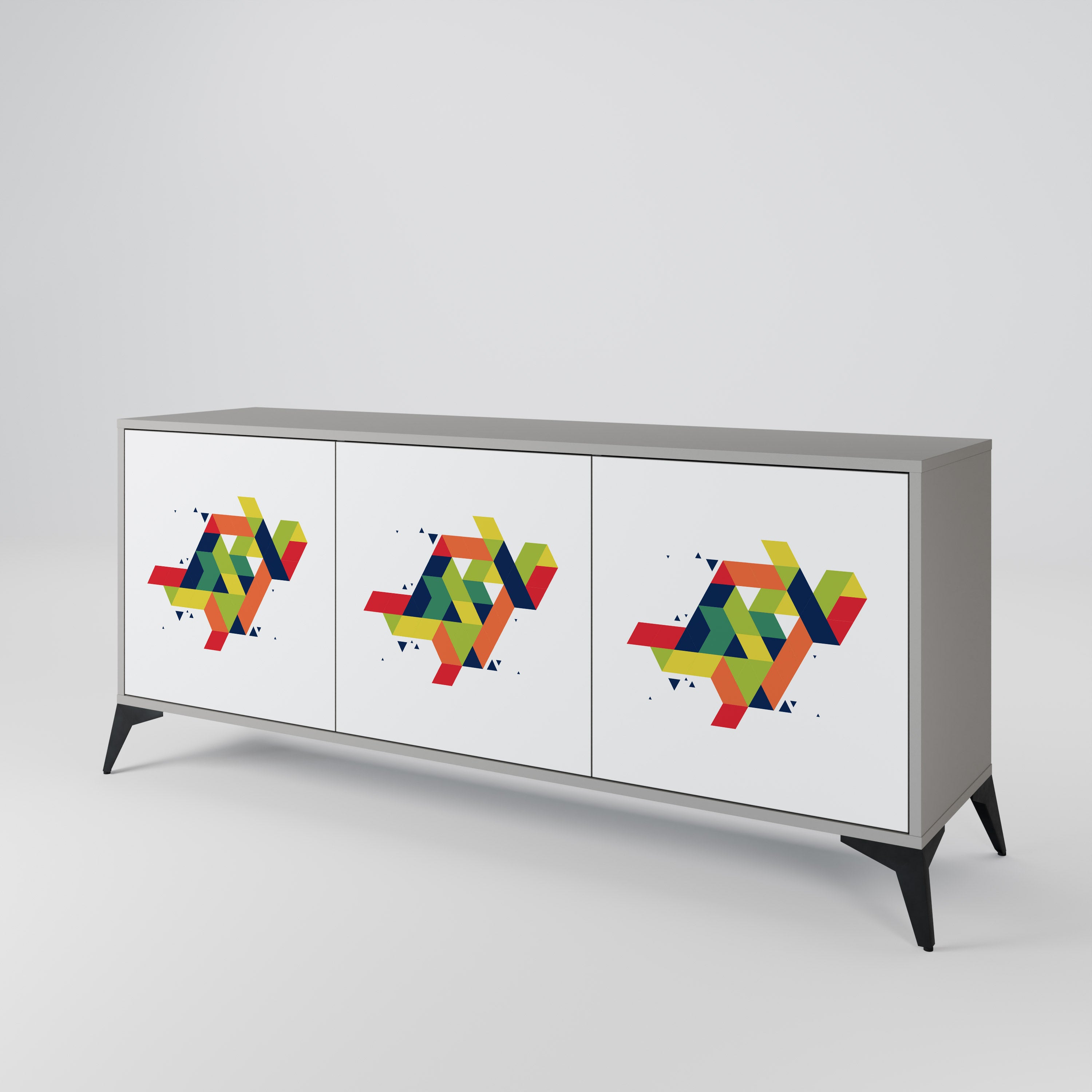 FUTURE SIGN Skänk med tre dörrar