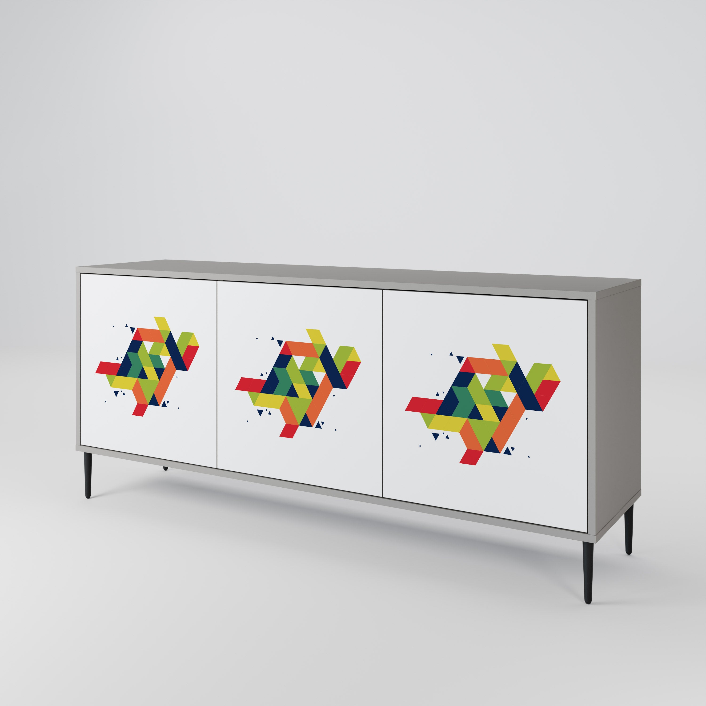 FUTURE SIGN Skänk med tre dörrar