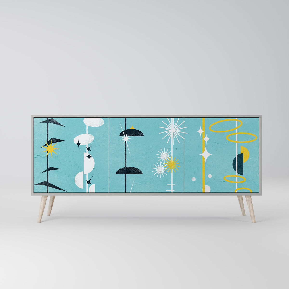 PATHS TO HAPPINESS 3-Door Sideboard