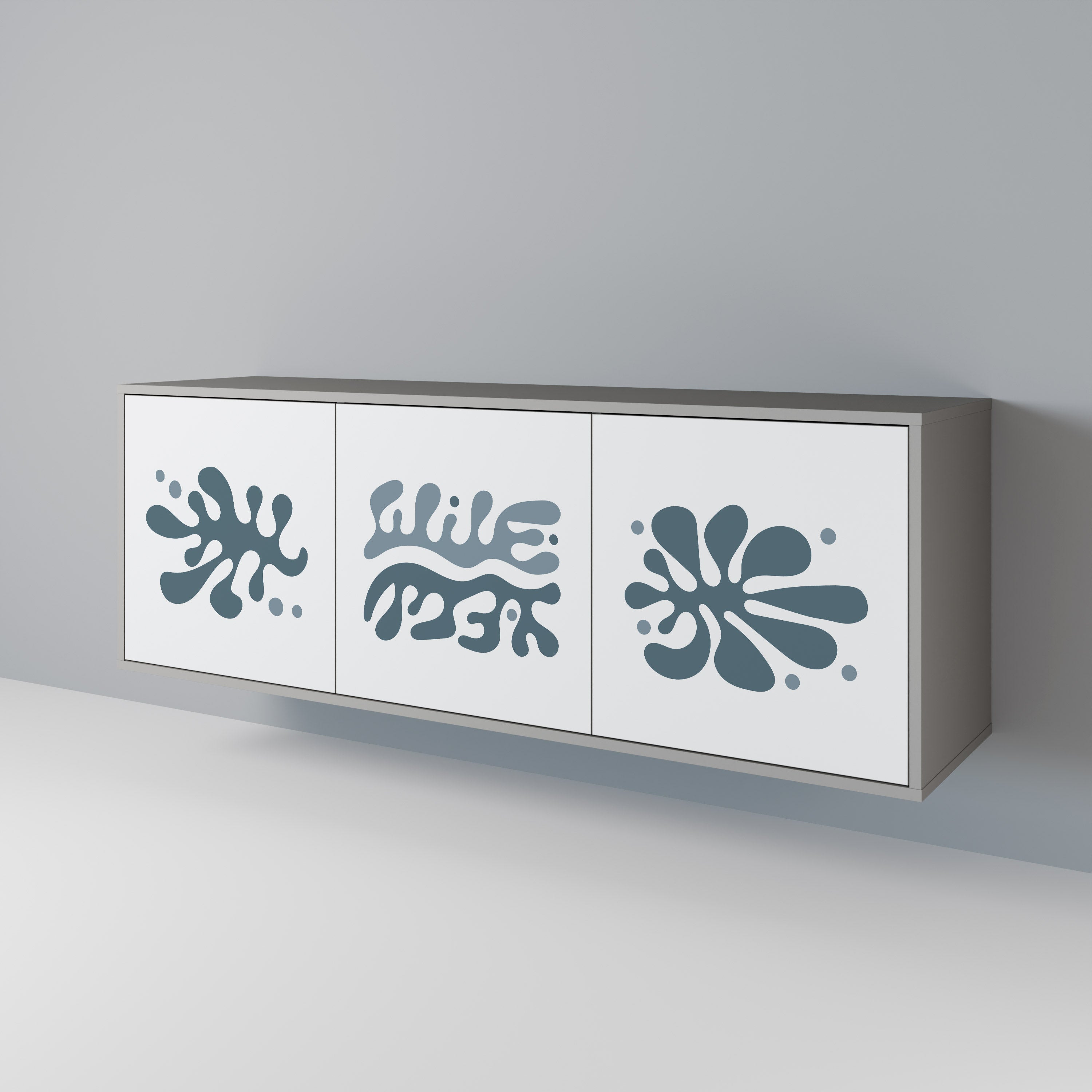 WONDERLAND VEGETATION 3-dörrars skänk